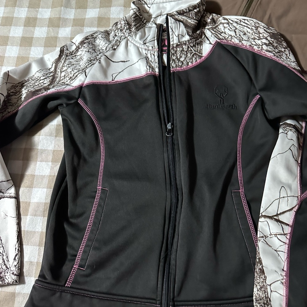 Huntworth Pink and White Camouflage Shirt